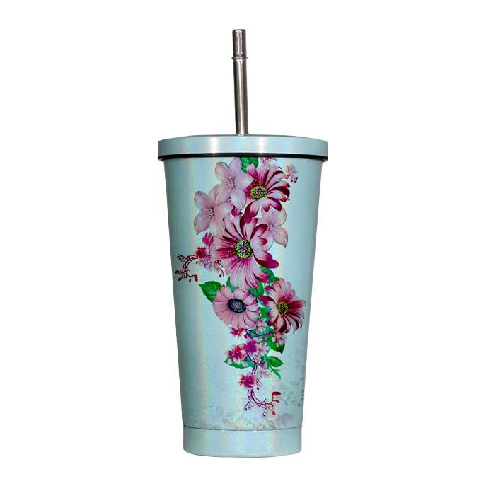 22 oz. Stainless Steel Tumbler with Straw – Shop Green Canteen