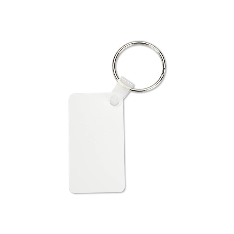 Sublimation Keychain Wooden Rectangle with Keyring - Pack of 10