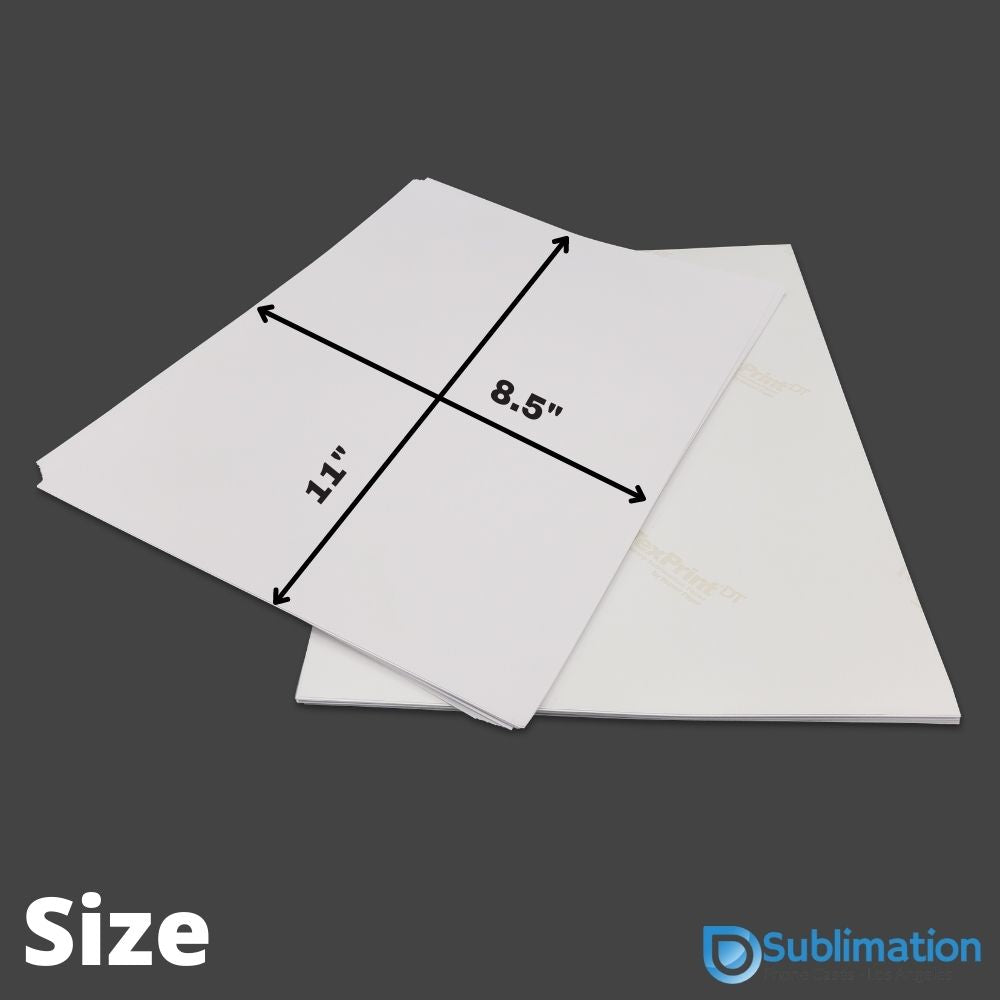 AccuPlot Sublimation Heat Transfer Paper 8.5x11