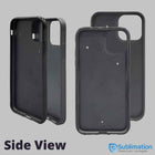 Sublimation Blank Phone Case Compatible with iPhone 11/12/13/14/15/16 with Tempered Glass Insert Wireless Charging Compatible