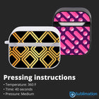 Blank AirPods Sublimation Case Compatible with AirPods and AirPods Pro