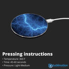 sublimation blank wireless charging pad 