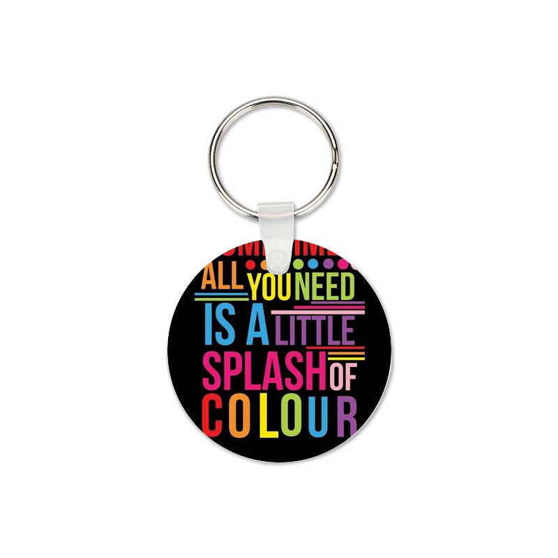 Hexagon Aluminum Two-Sided Sublimation Keychain – 2.55” x 2.25”