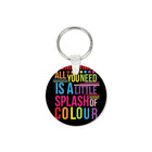 Sublimation aluminum keychain key tag