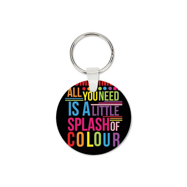 Sublimation aluminum keychain key tag