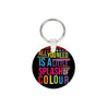 Sublimation aluminum keychain key tag
