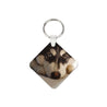 Sublimation aluminum keychain key tag