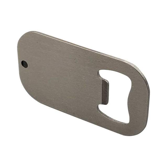 Metal bottle opener for sublimation Dimension: 4,5 x 6 cm Colour: silver