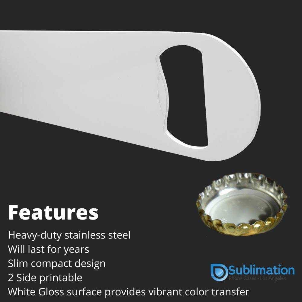 Sublimation Metal Blank Bottle Opener - LOPO