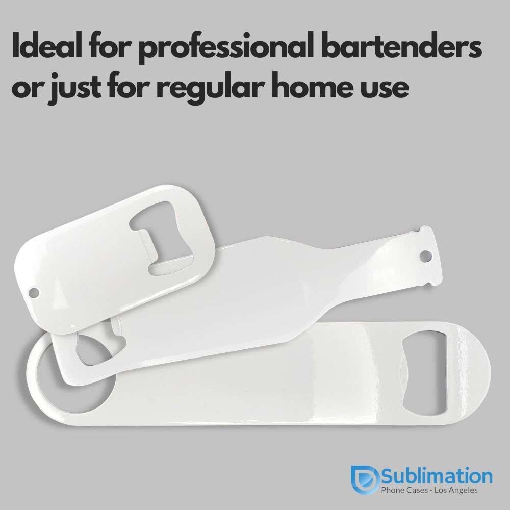 Sublimation Bottle Opener Blank Stainless Steel White 2 Sided - 30% Off  Storewide!