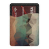 Sublimation Black PU Leather Card Holder with one Slot