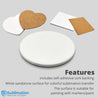 Sublimation sandstone coaster