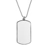 Sublimation blank dog tag necklaces 