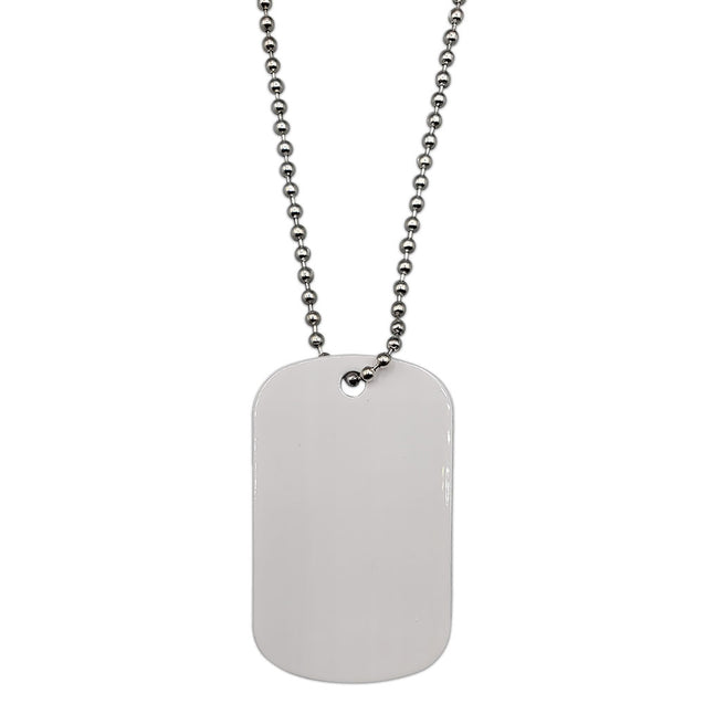 Sublimation Dog Tag necklace