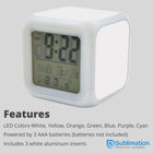 Sublimation LED clock -SPC
