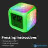 Sublimation LED clock -SPC