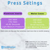 Sublimation Blank Plastic Case Compatible with Apple iPod and iPad - with White Aluminum Insert  - 30% Off Storewide!