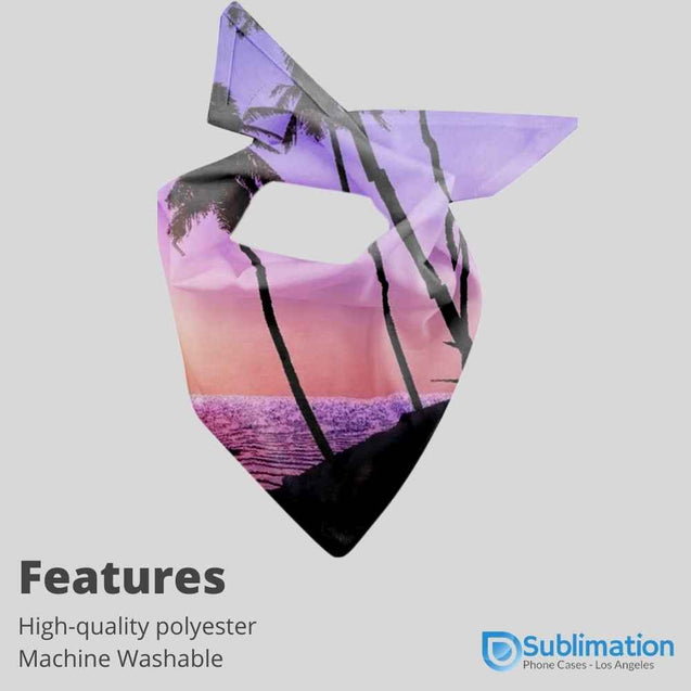 Sublimation blank pet bandana