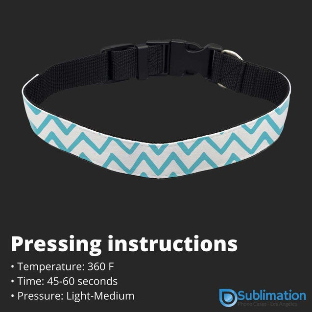 sublimation blank pet collar