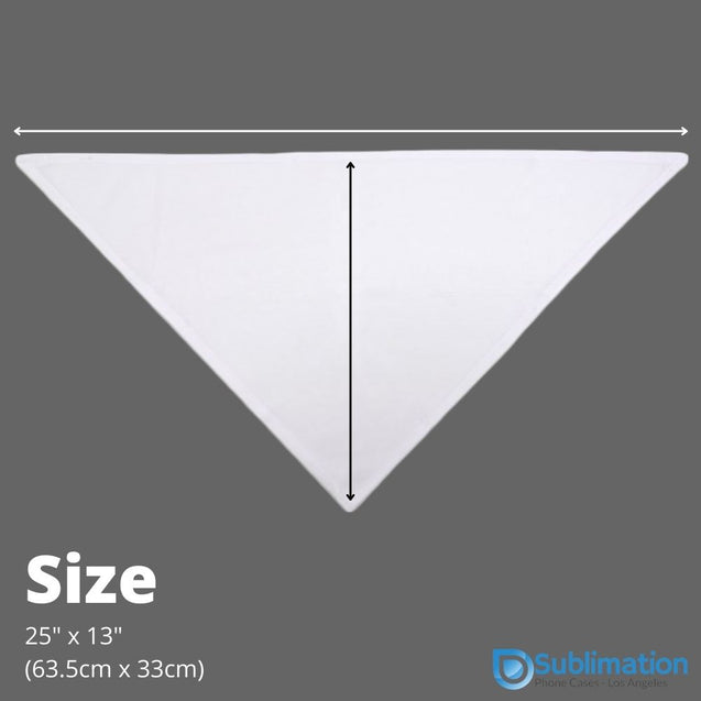 Sublimation blank pet bandana