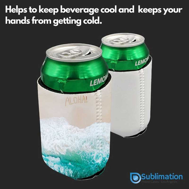 Sublimation Can Cooler Neoprene 12oz