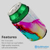 Sublimation Can Cooler Neoprene 12oz