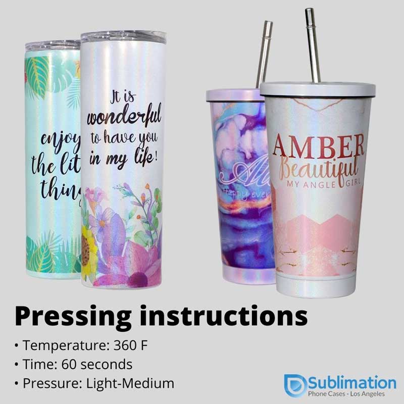 Sublimation Stainless Steel Tumblers Case 