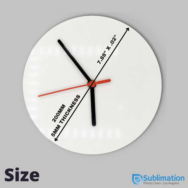 Sublimation blank wall clock MDF