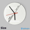 Sublimation blank wall clock MDF