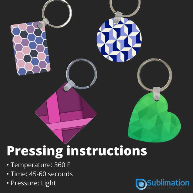 Sublimation Blank Keychain MDF