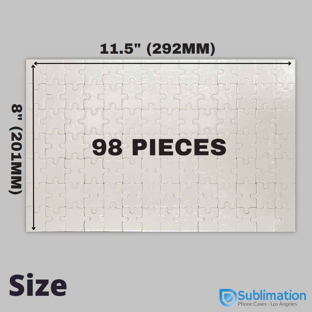 Sublimation Blanks Puzzle- 8x11.5, 98 Pc, INNOSUB USA